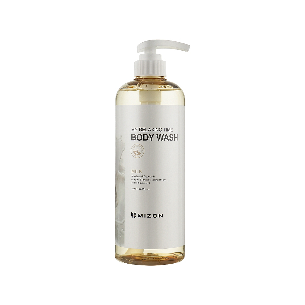 Гель для душу Mizon My Relaxing Time Milk 800 мл (8809132968965) - зображення 1