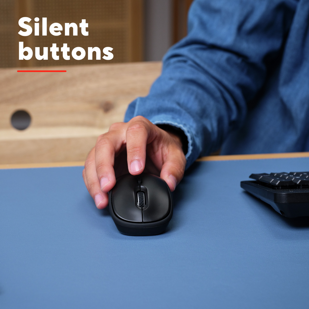 Мишка Trust Yvi+ Silent Wireless/Bluetooth Glossy Black (25512) - зображення 10