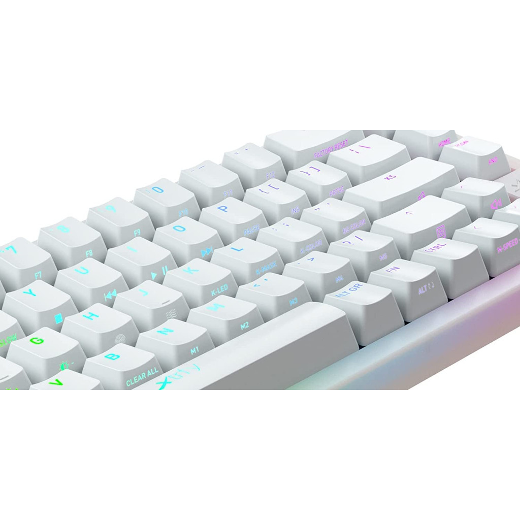 Клавіатура Xtrfy K5 68 keys Kailh Red Hot-swap RGB UA White (K5-RGB-CPT-TPWHITE-R-UKR) - зображення 9