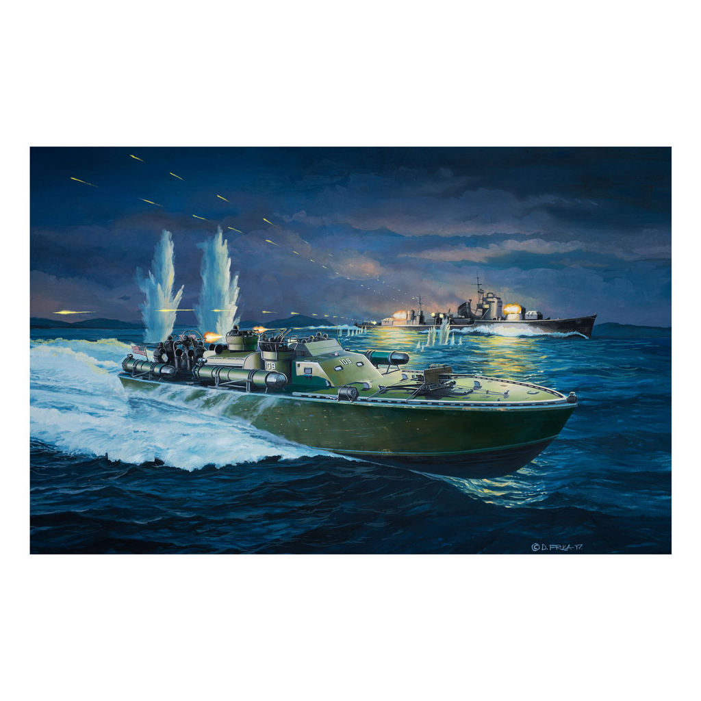 Збірна модель Revell Патрульний торпедний катер PT-109 рівень 4 масштаб 1:72 (RVL-05147) - зображення 8