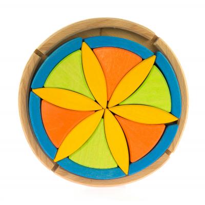 Конструктор Nic деревянный Цветок (NIC523062) - зображення 1