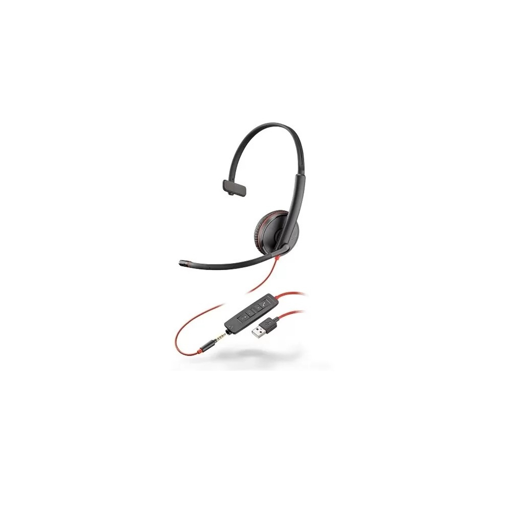 Навушники Plantronics Blackwire C3215 USB-A (mono) (209746-201) - зображення 1