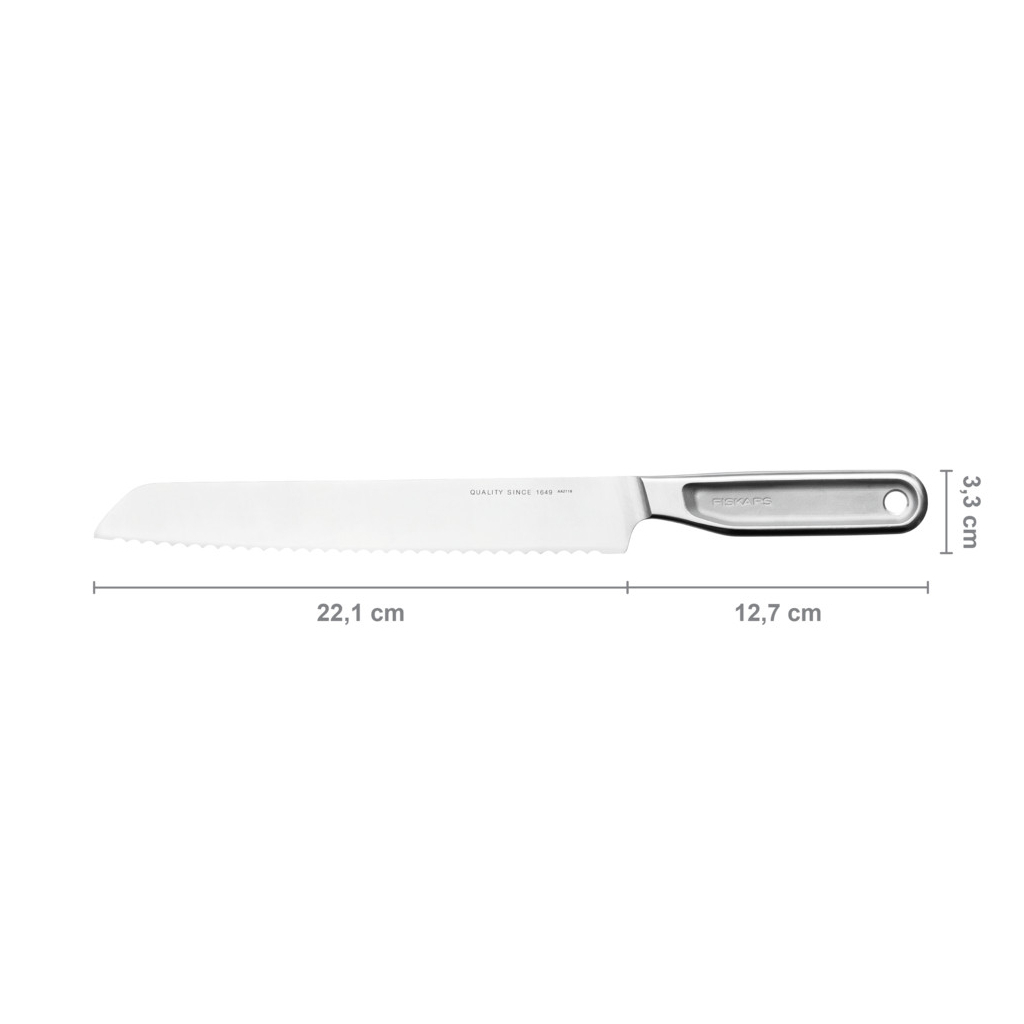 Кухонний ніж Fiskars All Steel для хліба 22,1 см (1062883) - зображення 2