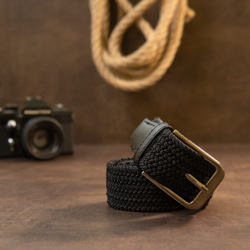 Ремінь Vintage Текстильний Чорний (20521) - зображення 7