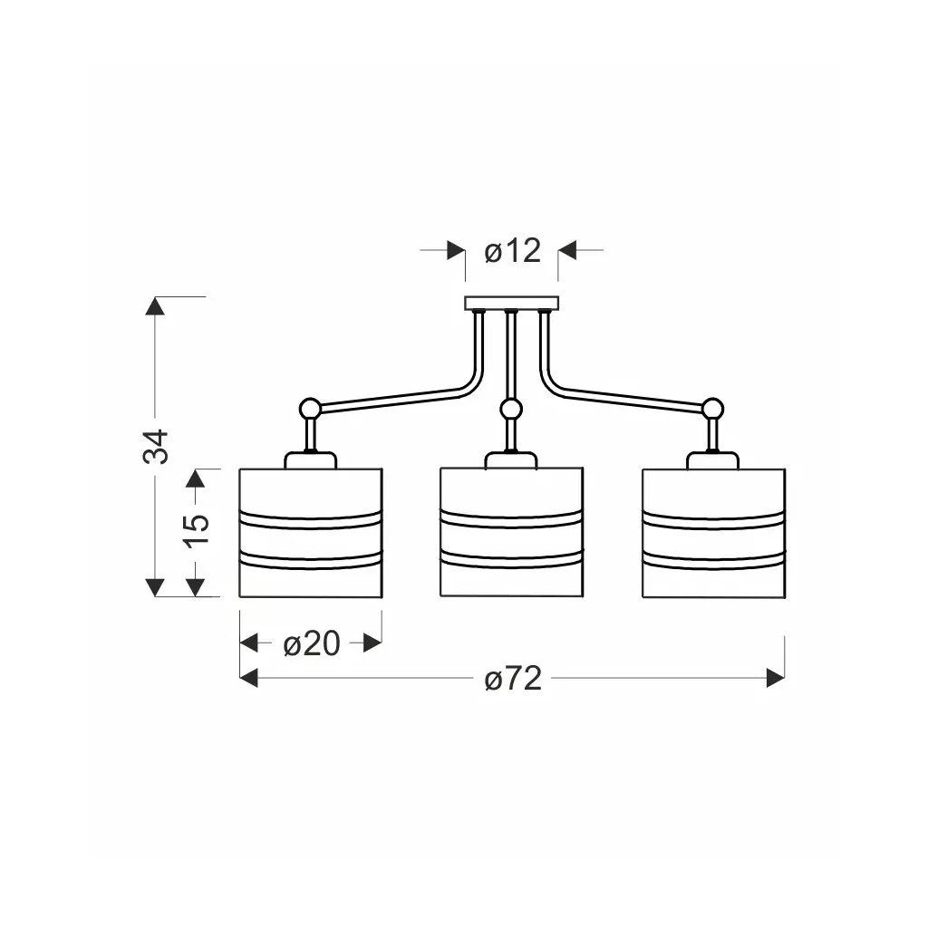 Люстра Candellux Andy (33-00514) - зображення 3
