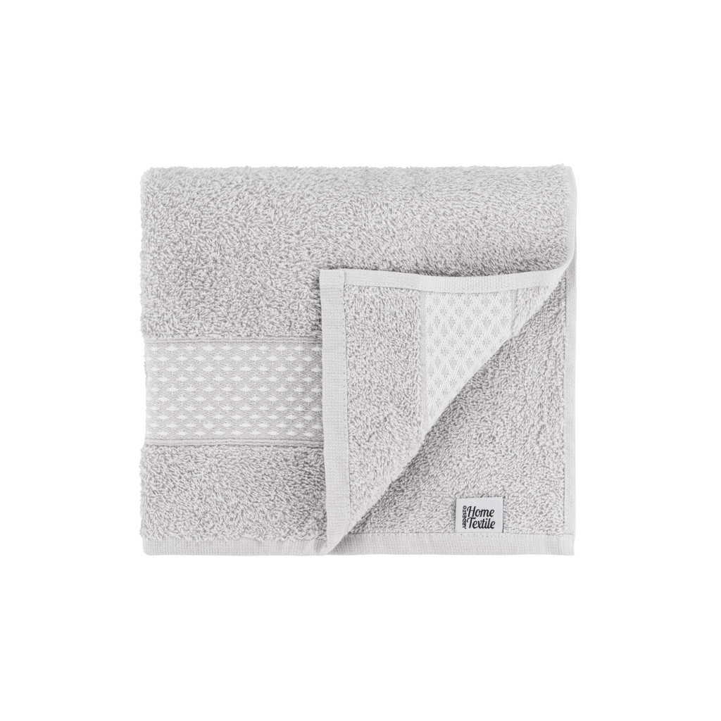 Рушник Ardesto набір махрових Holiday 2 шт 50х90см, 70х140см, 100% бавовна, сріблястий (ART2557SV) - зображення 6