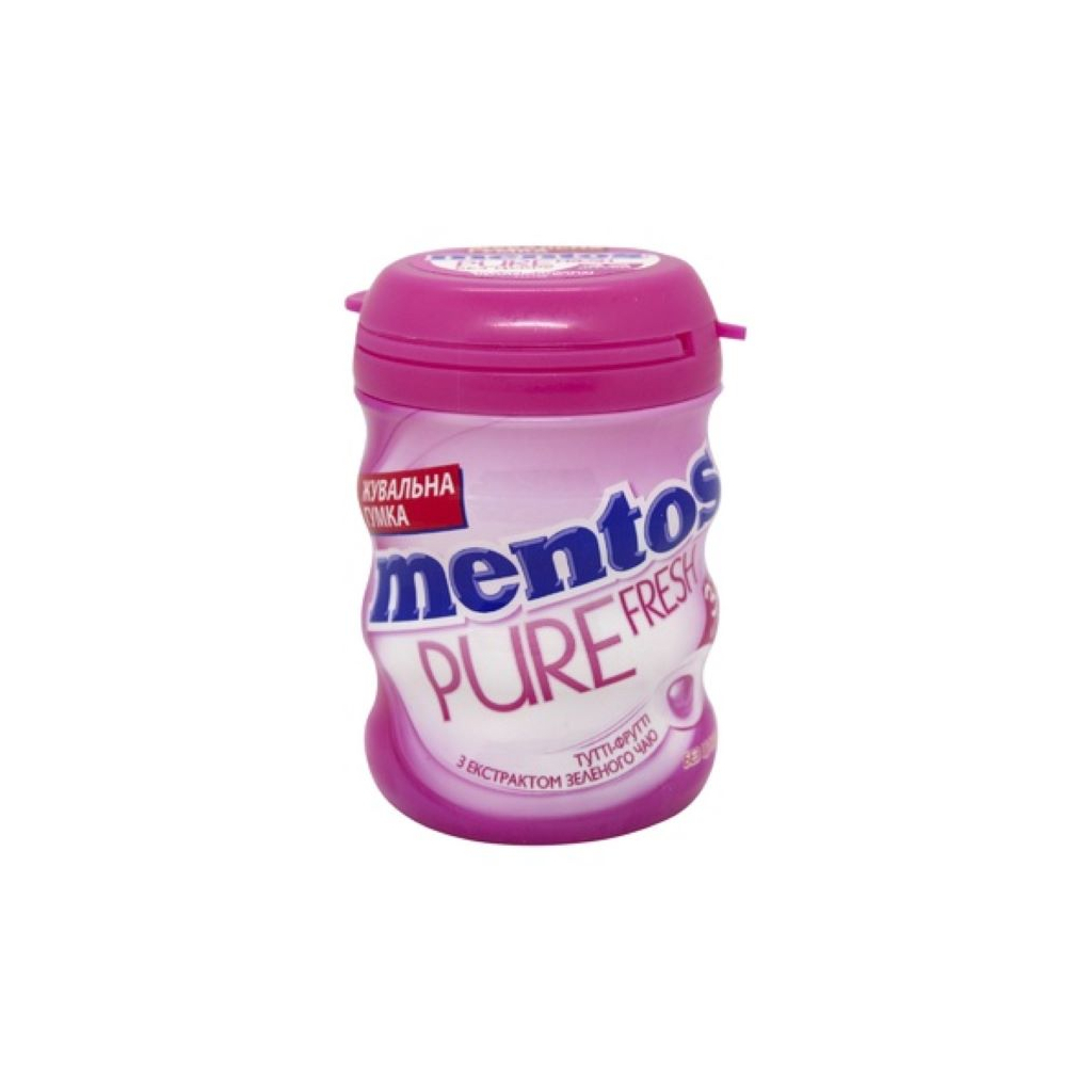 Жувальна гумка Mentos Pure Fresh зі смаком Тутті-Фрутті 56 г (8935001725381) - зображення 1