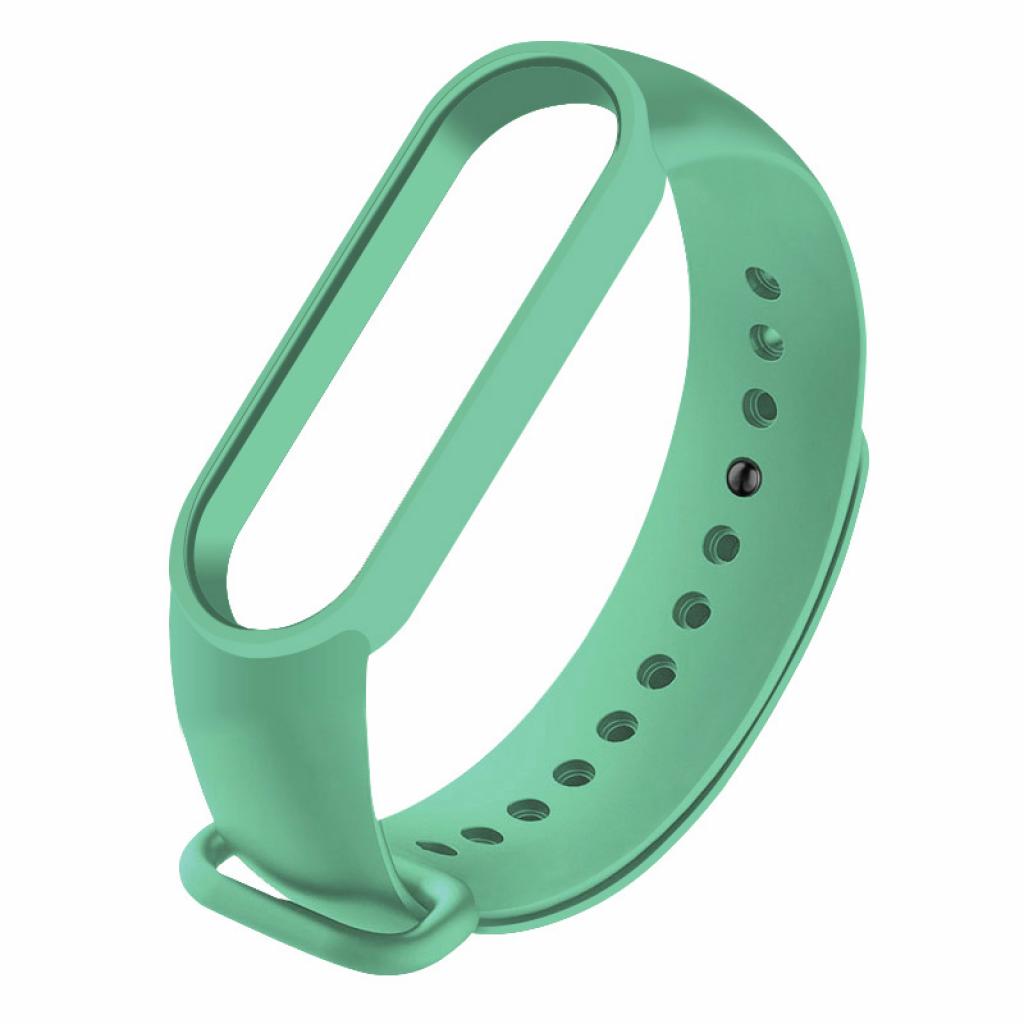 Ремінець до фітнес браслета BeCover Silicone для Xiaomi Mi Smart Band 5 Green (705067) - зображення 2