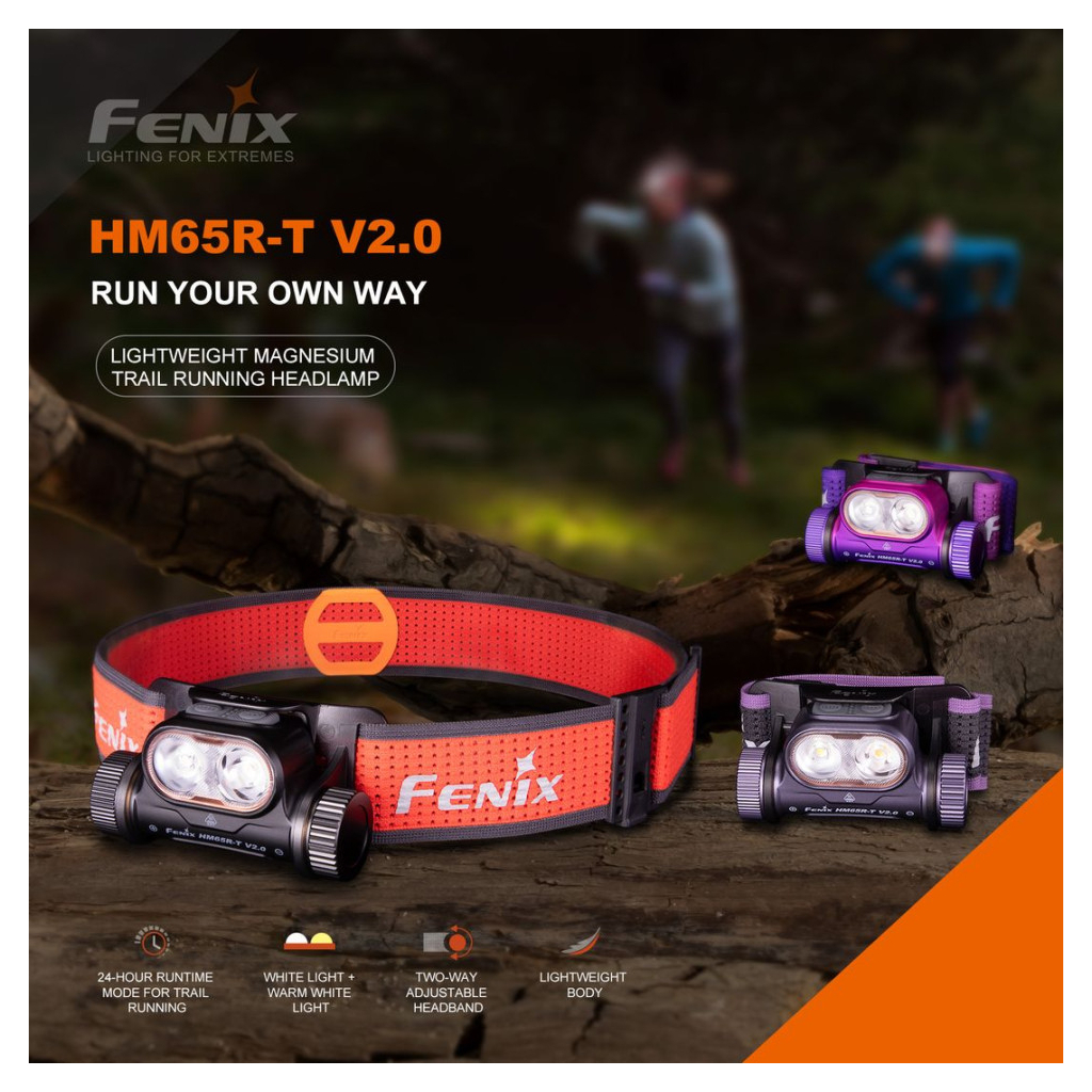 Ліхтар Fenix HM65R-T V2.0 чорний (HM65RTV20BK) - зображення 5