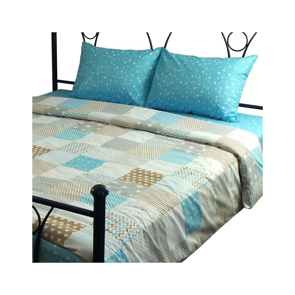 Постільна білизна Руно Бязь євро (845.114БК_5015 Печворк) - зображення 2