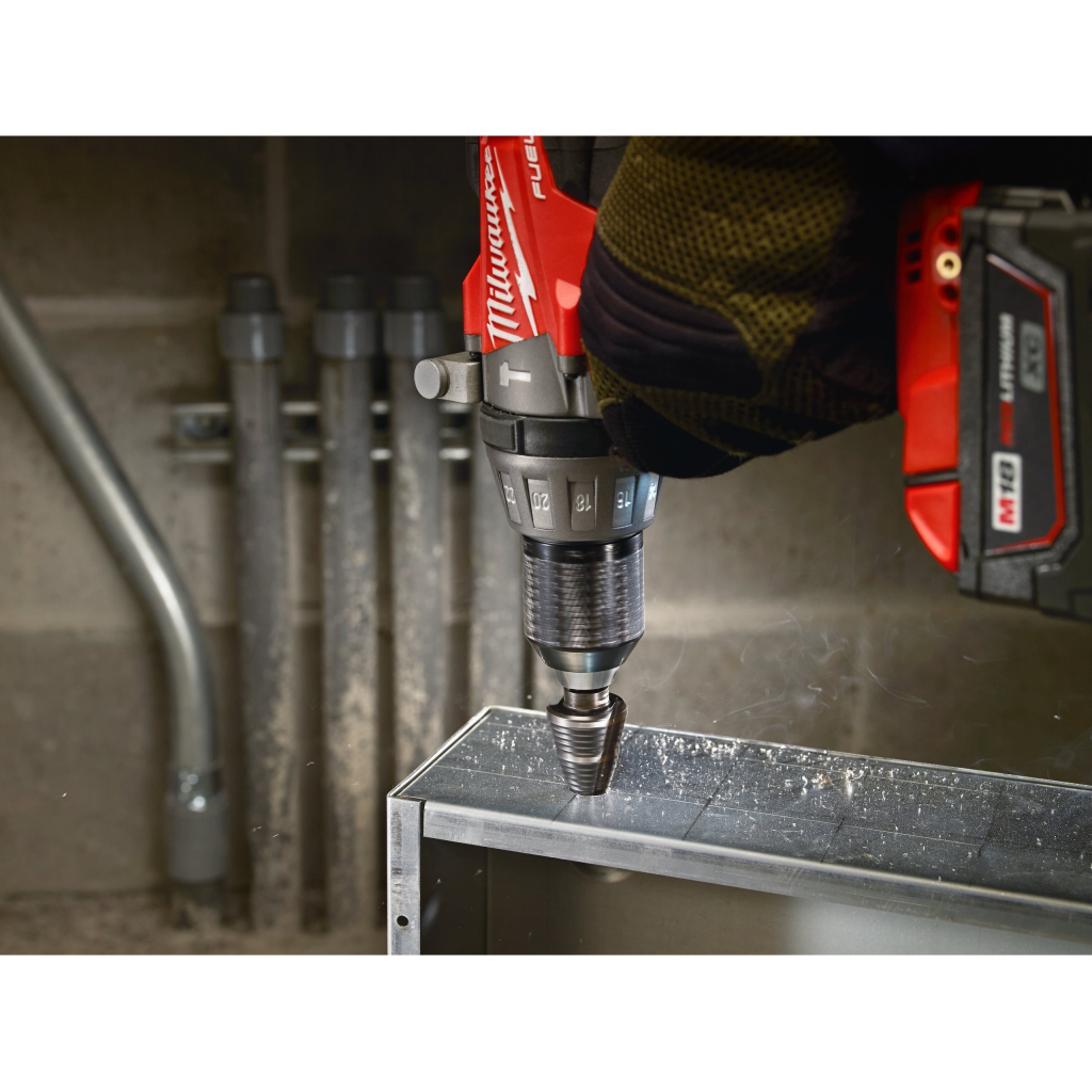 Свердло Milwaukee ступінчасте Step Drill, для електриків PG7-PG21 з кроком 2мм (48899321) - зображення 4