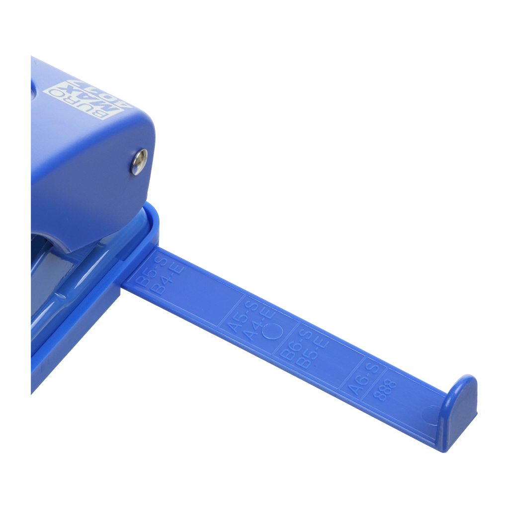 Діркопробивач Buromax пластиковий, до 20 аркушів, 120 х 82 х 53 мм, синий (BM.4017-02) - зображення 6