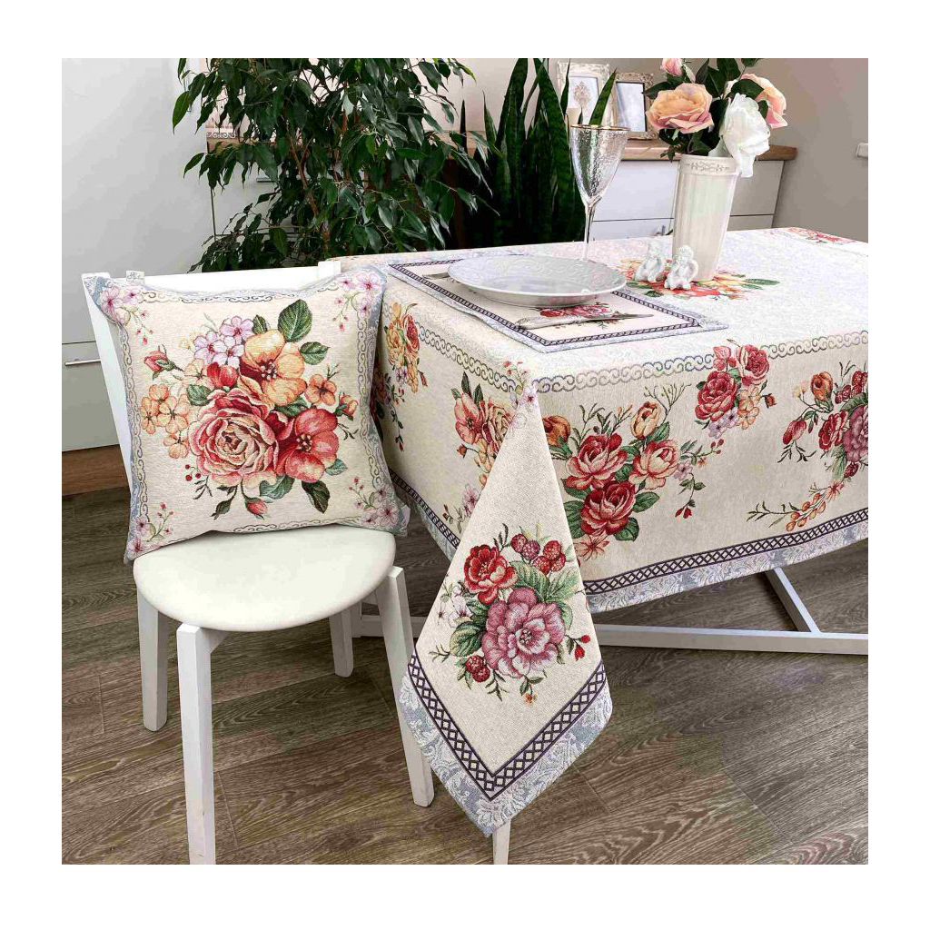 Скатертина Прованс гобеленова Manila 135х180 см (21804) - зображення 4