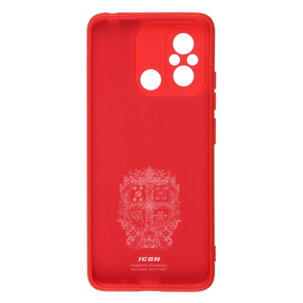 Чохол до мобільного телефона Armorstandart ICON Case Xiaomi Redmi 12С/11A Camera cover Red (ARM65966) - зображення 2