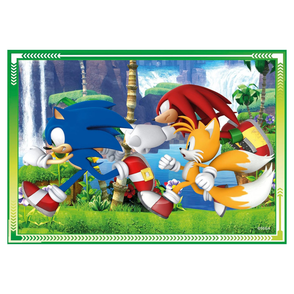 Пазл Clementoni 4 в 1 Sonic, 12,16,20 та 24 елементи (21522) - зображення 3