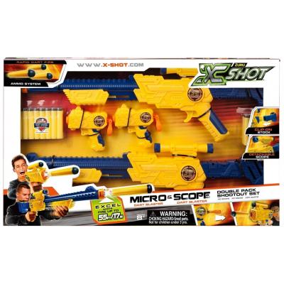 Іграшкова зброя Zuru X-Shot Бластер Excel Combo Double Scope and Double Micro 4 шт (3643) - зображення 3
