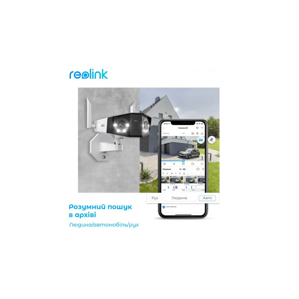 Камера відеоспостереження Reolink Duo 2 LTE - зображення 8