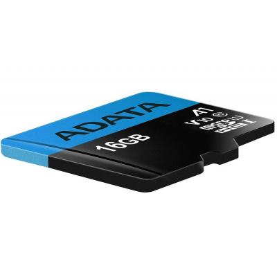 Карта пам'яті ADATA 16GB microSD class 10 UHS-I A1 Premier (AUSDH16GUICL10A1-RA1) - зображення 3