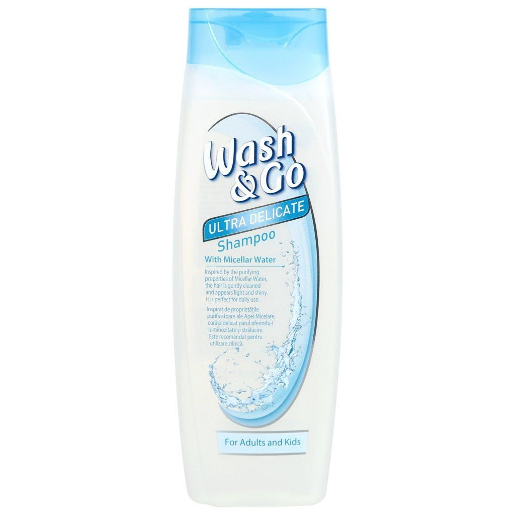 Шампунь Wash&Go на міцелярній воді для всіх типів волосся 400 мл (8008970047461) - зображення 1
