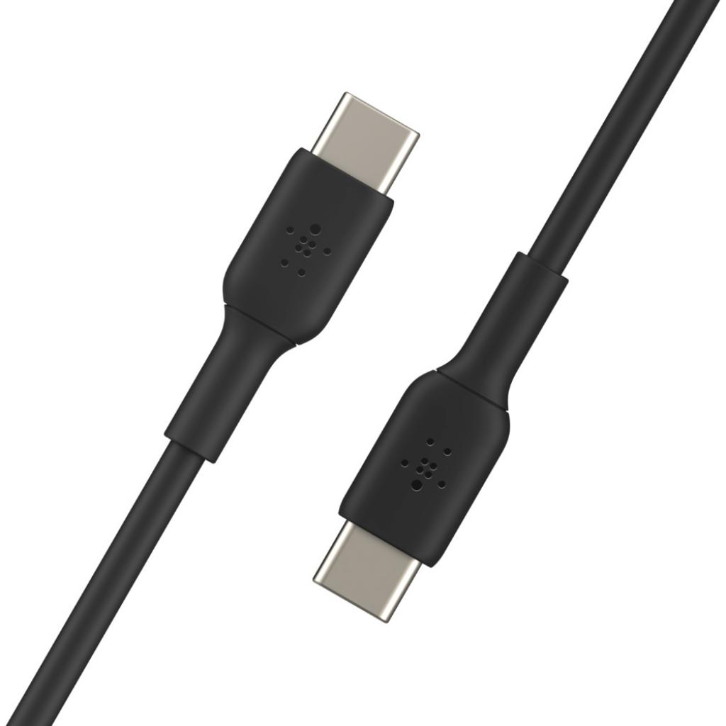 Дата кабель USB-С - USB-С, PVC, 2m, black Belkin (CAB003BT2MBK) - зображення 4