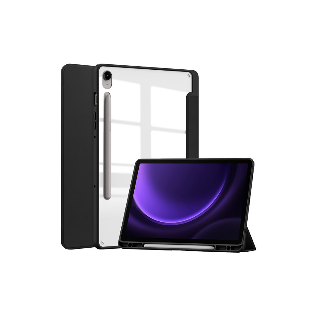 Чохол до планшета BeCover Soft Edge stylus holder Samsung Tab S9 (SM-X710/SM-X716)/S9 FE (SM-X510/SM-X516B) 11.0" Black (710438) - зображення 2