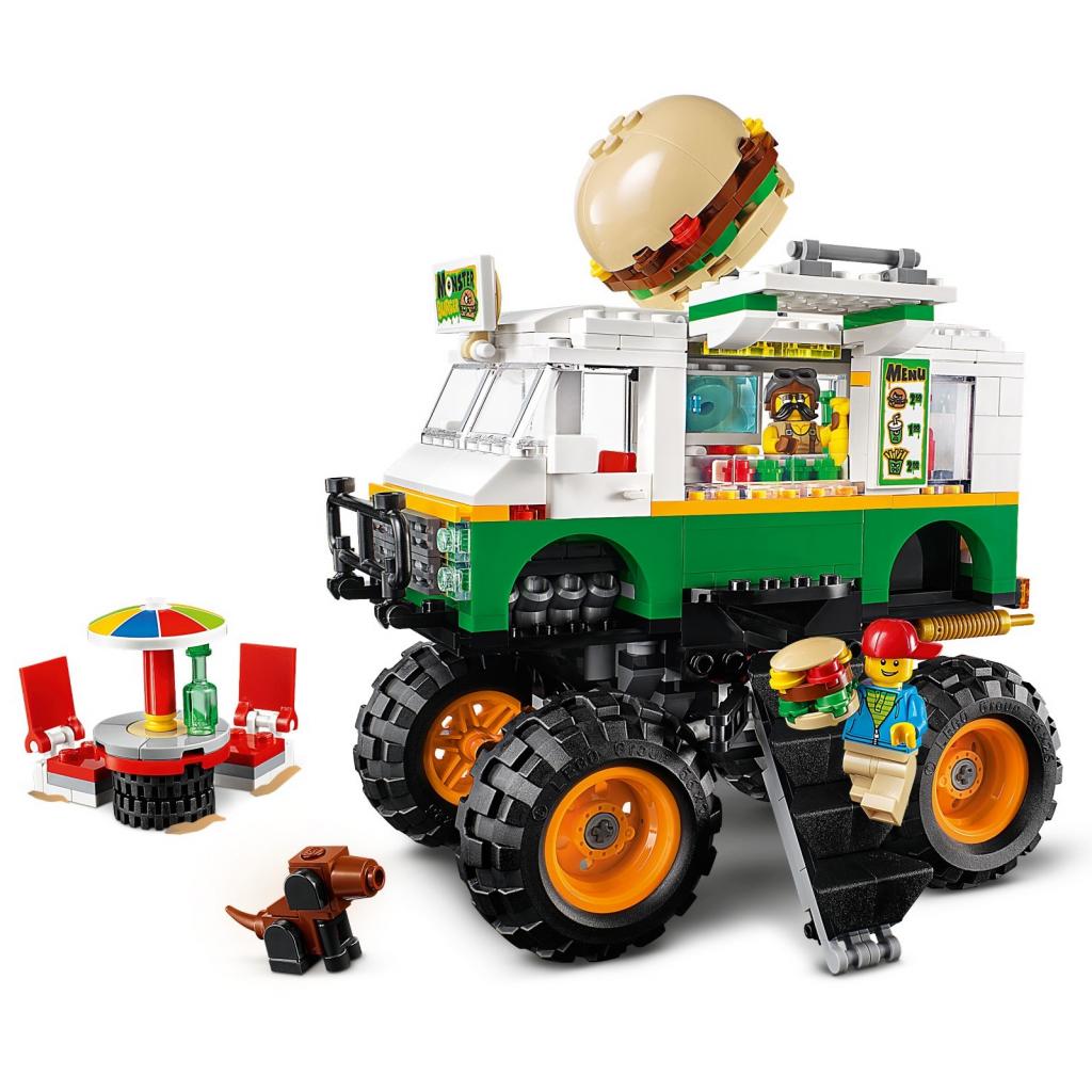 Конструктор LEGO Creator Вантажівка-монстр з гамбургерами 499 деталей (31104) - зображення 3