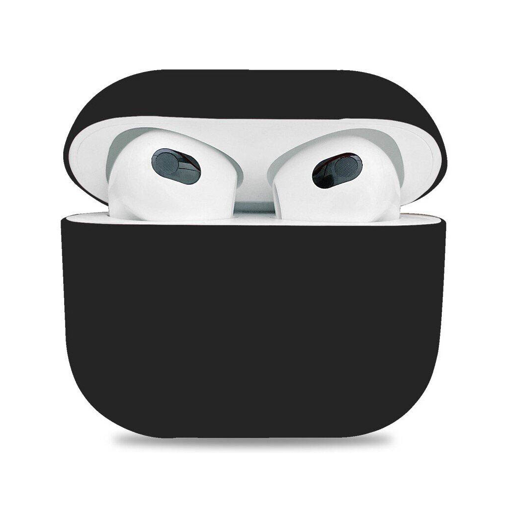 Чохол для навушників Armorstandart Ultrathin Silicone Case для Apple AirPods 3 Black (ARM60297) - зображення 1
