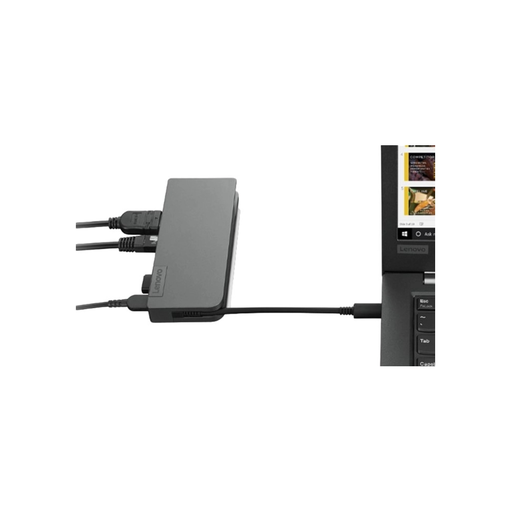 Концентратор Lenovo Powered USB-C Travel Hub-WW (4X90S92381) - зображення 2