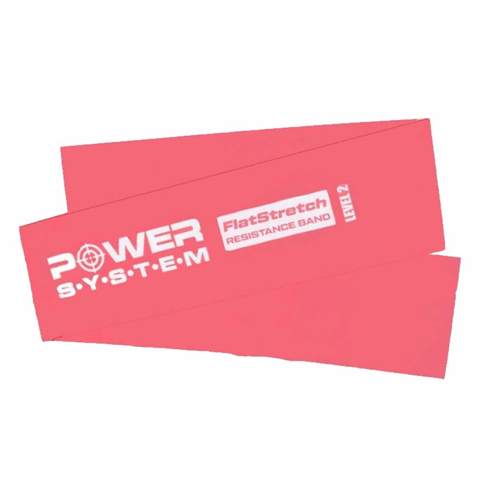 Еспандер Power System PS-4122 Flat Stretch Band Level 2 Red (PS_4122_Red) - зображення 1