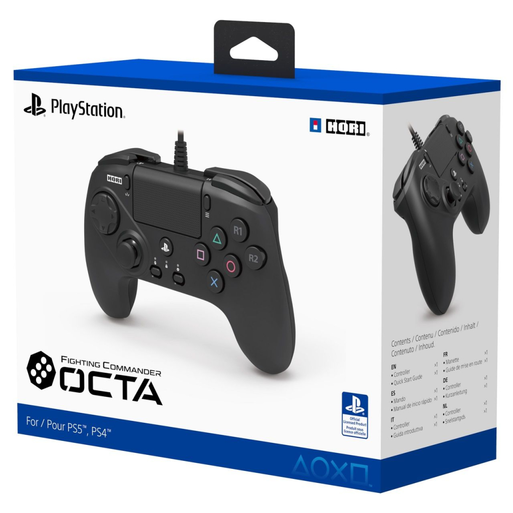 Геймпад Hori Fighting Commander Octa PC/PS4/PS5 USB Black (SPF-023U) - зображення 7