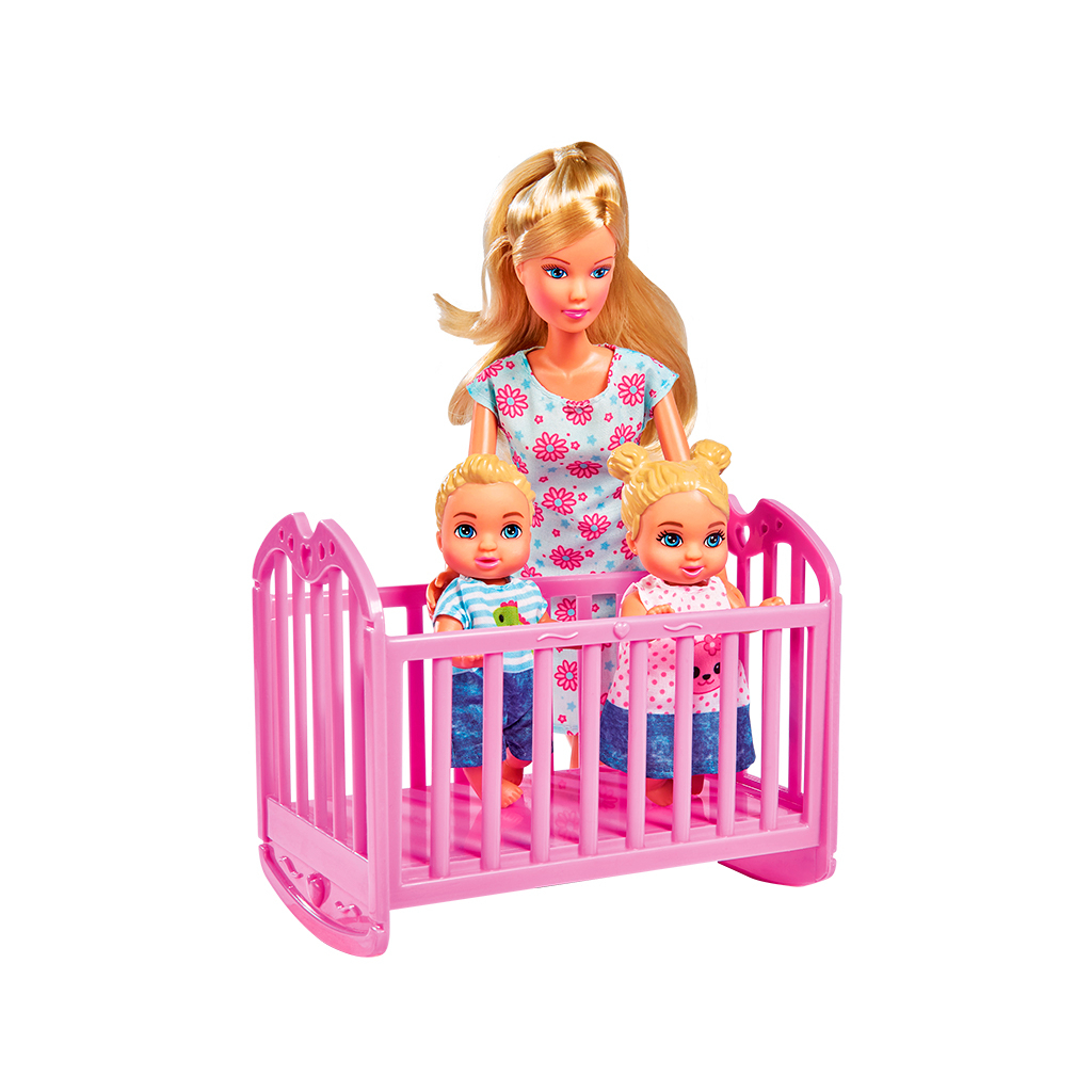 Лялька Simba Штеффі з дітьми та аксесуарами (5736350) - зображення 3