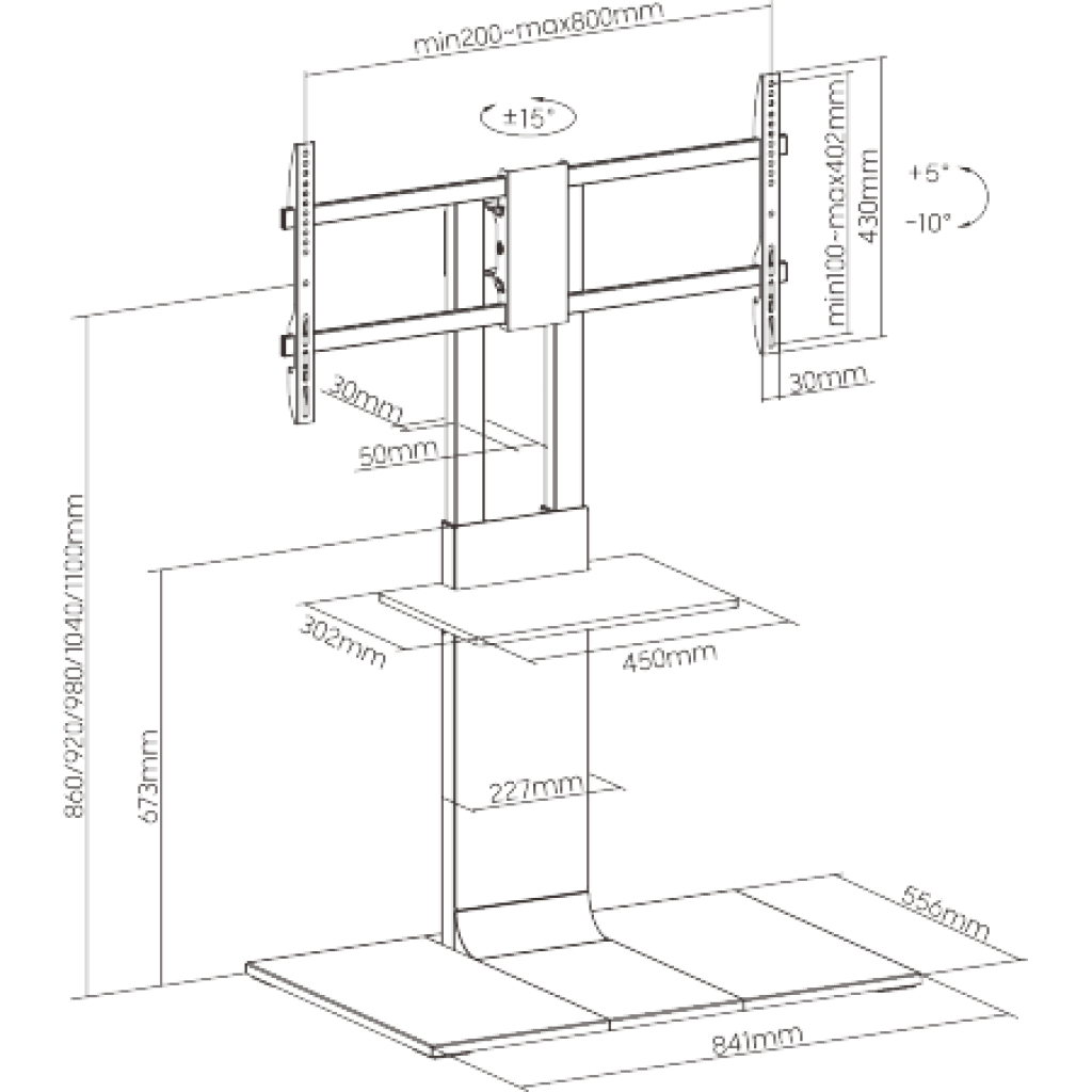 Стійка презентаційна OfficePro TVS605 - зображення 11