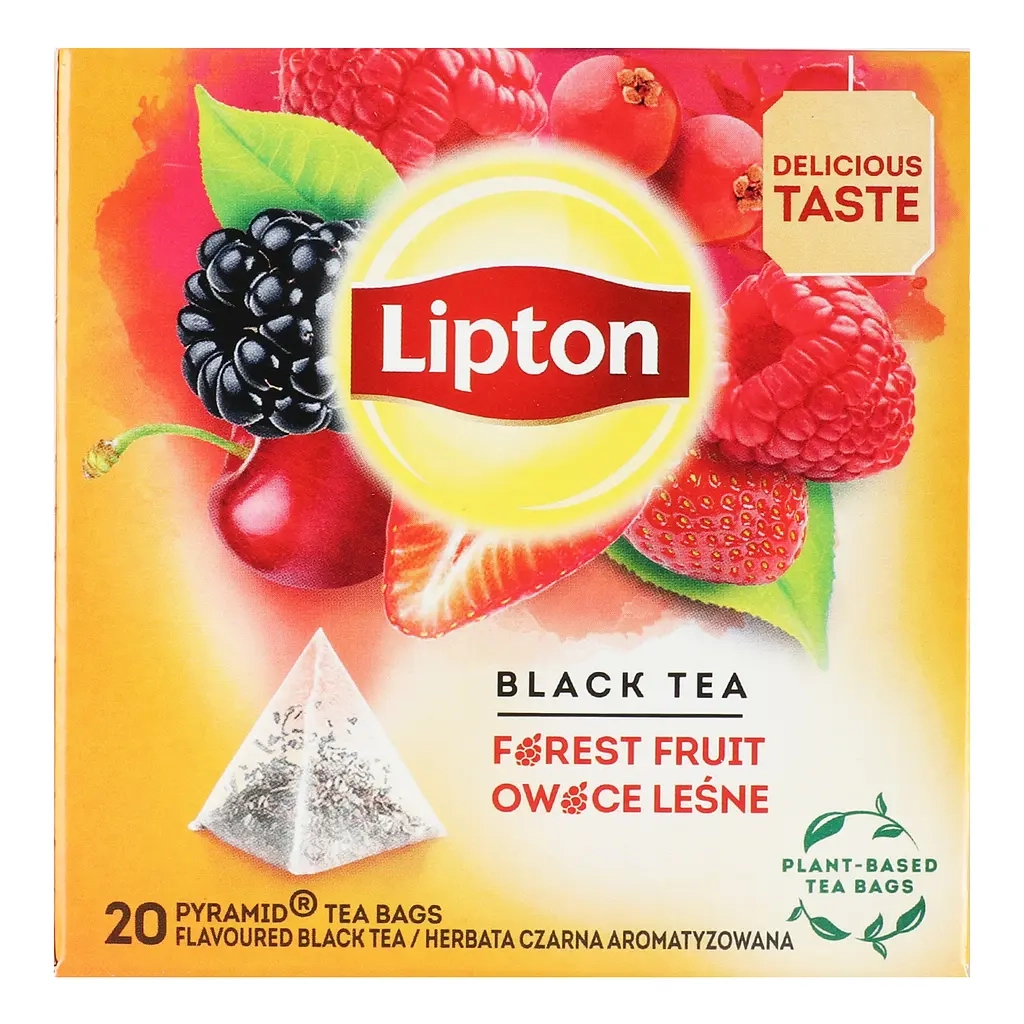 Чай Lipton чорний "Forest fruit" 20 пакетиків (5063270110881) - зображення 5