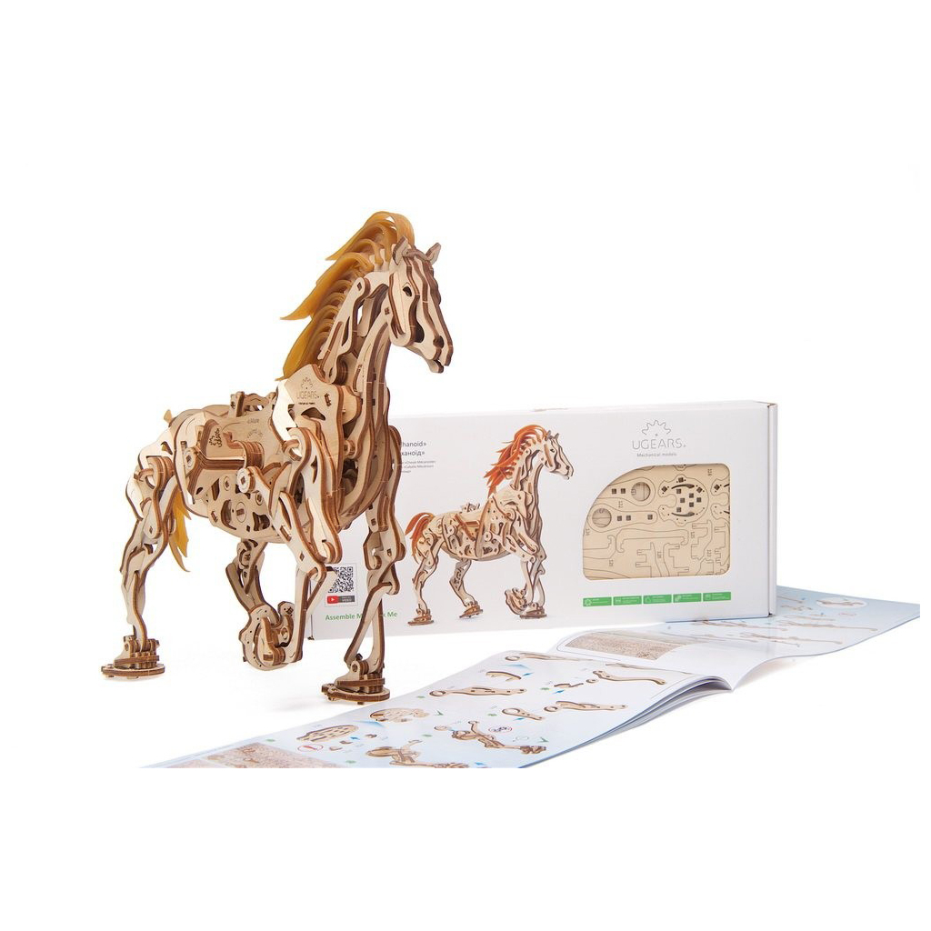 Конструктор Ugears Кінь-Механоїд (70054) - зображення 8