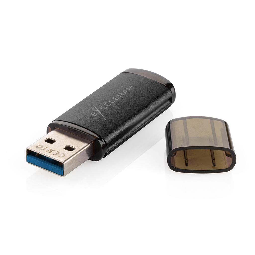 USB флеш накопичувач eXceleram 128GB A3 Series Black USB 3.1 Gen 1 (EXA3U3B128) - зображення 5