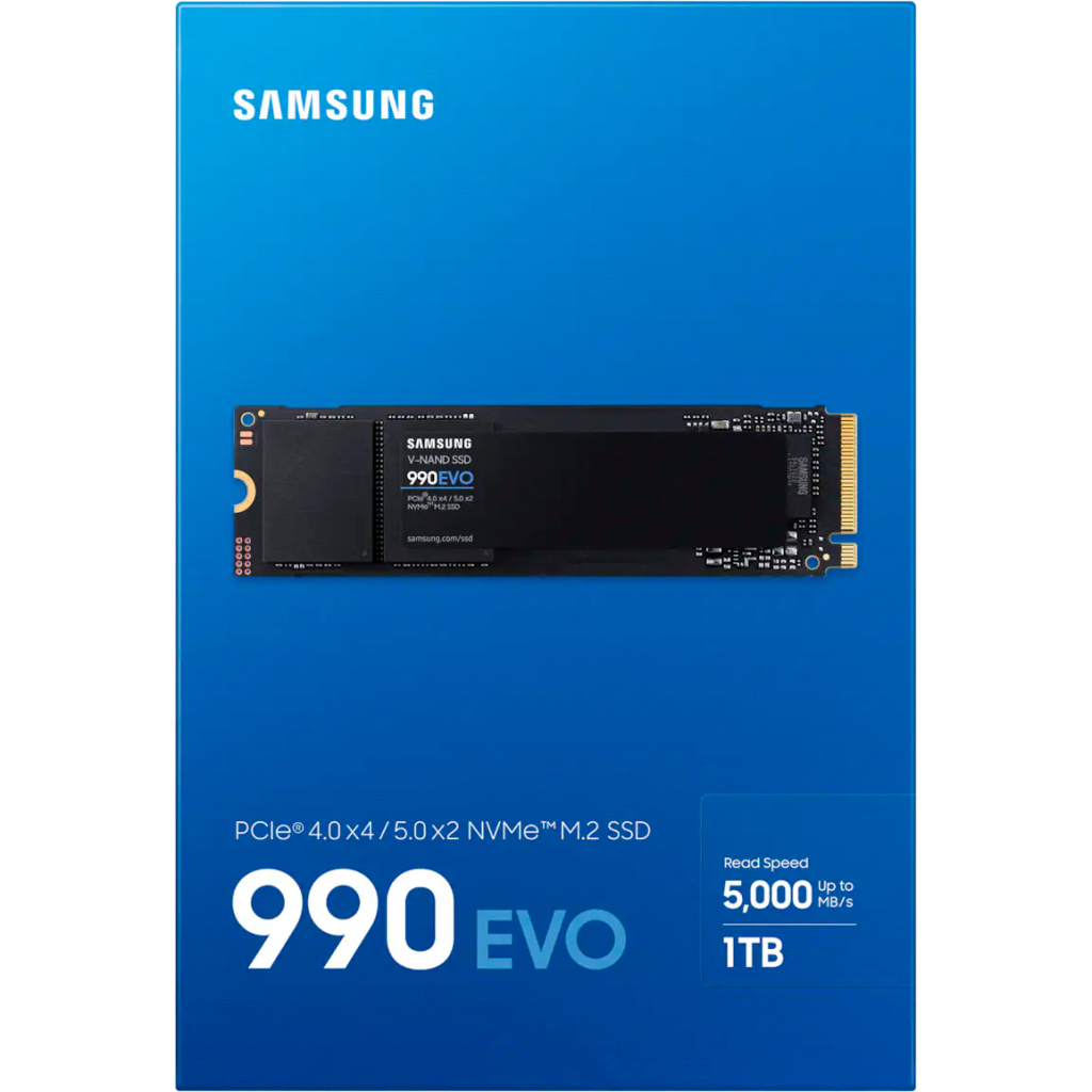 Накопичувач SSD M.2 2280 1TB 990 EVO Samsung (MZ-V9E1T0BW) - зображення 5