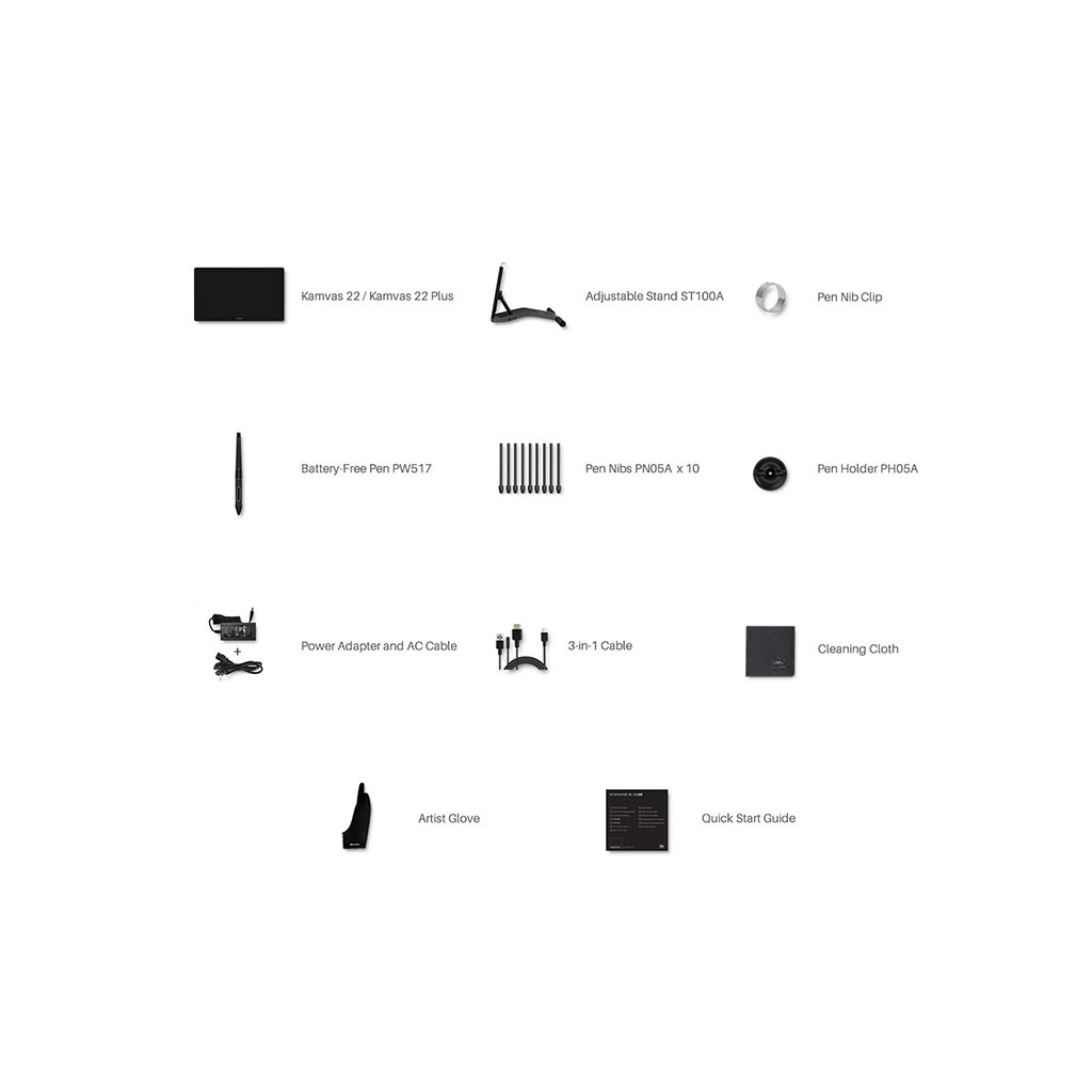 Планшет-монітор Huion Kamvas 22 Plus (GS2202) - зображення 6