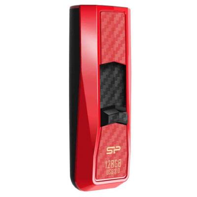USB флеш накопичувач Silicon Power 128Gb Blaze B50 Red USB 3.0 (SP128GBUF3B50V1R) - зображення 1