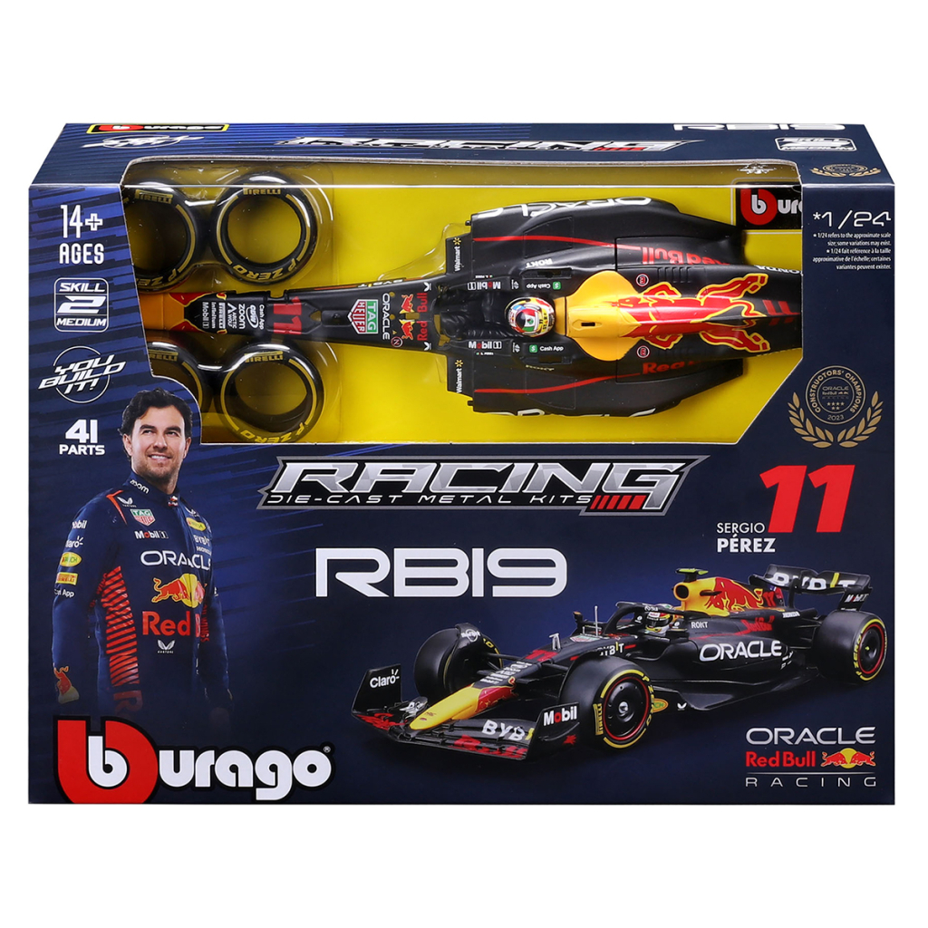 Конструктор Bburago Oracle Red Bull Racing RB19 124 (18-28507) - изображение 6