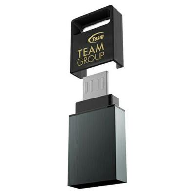 USB флеш накопичувач Team 16GB M151 Gray USB 2.0 OTG (TM15116GC01) - зображення 2