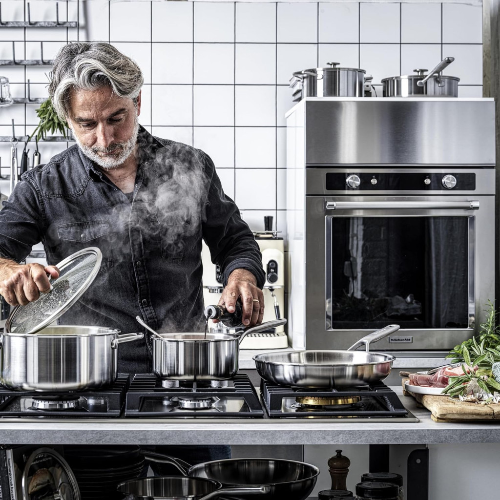 Сковорода KitchenAid Wok MSS 28 см 3,5 л з кришкою (CC003254-001) - зображення 4