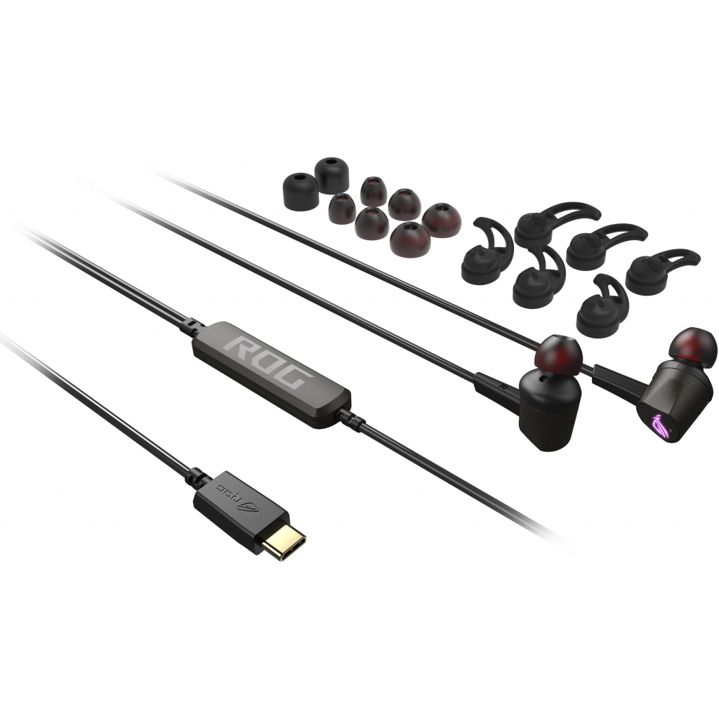 Навушники ASUS ROG Cetra II USB-C Black (90YH02S0-B2UA00) - зображення 2