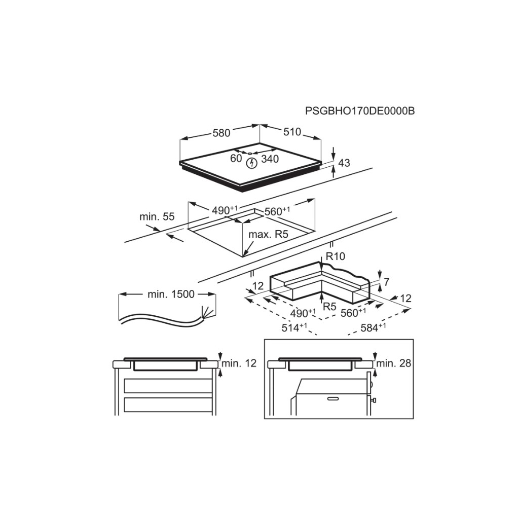 Варочна поверхня AEG HK 654070 IB - изображение 10