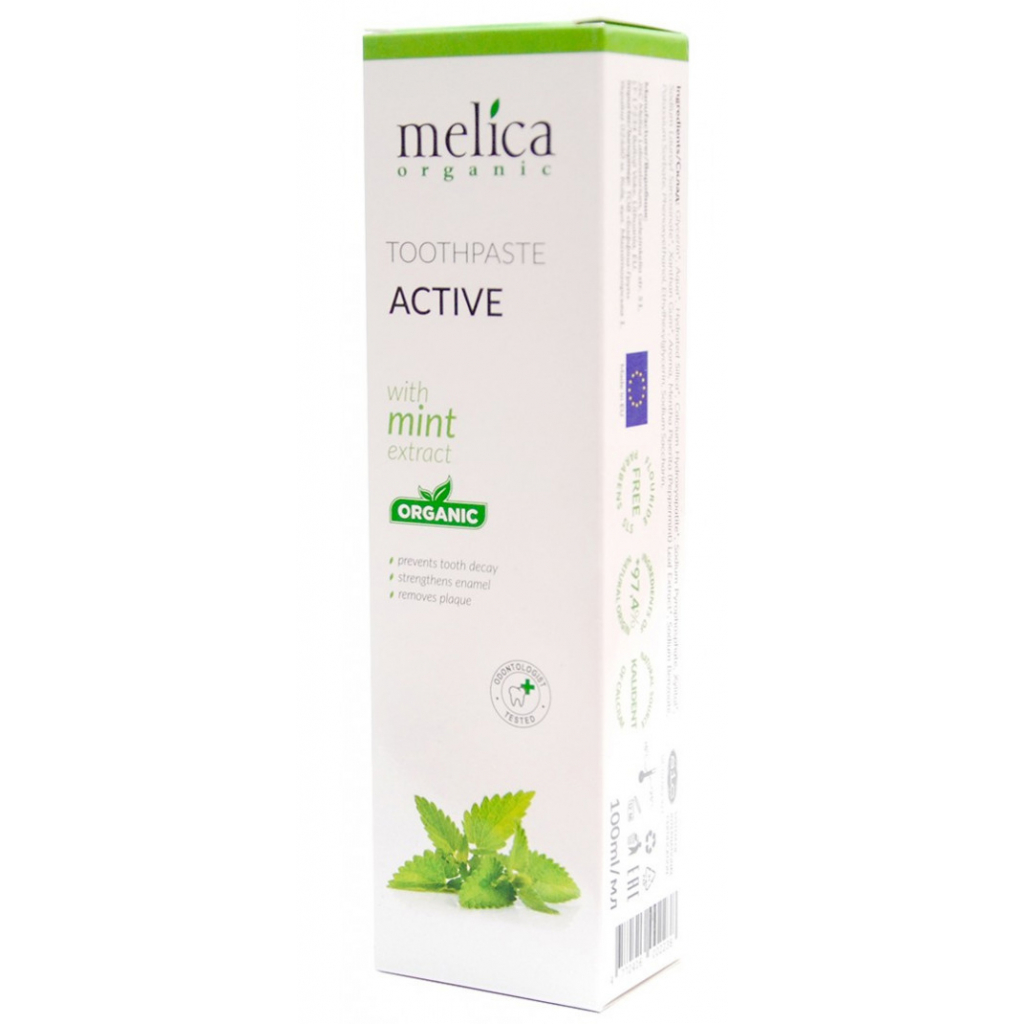 Зубна паста Melica Organic з екстрактом м'яти 100 мл (4770416002238) - зображення 2