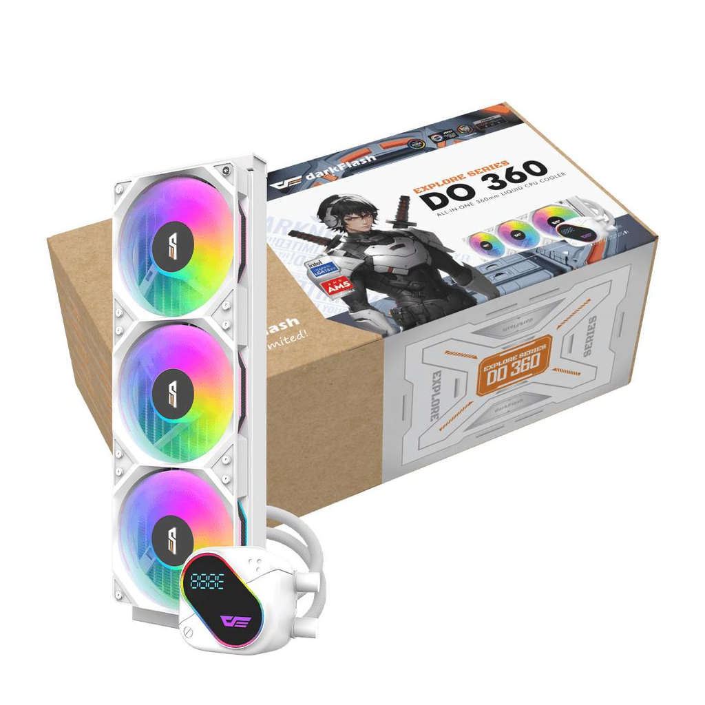 Кулер до процесора DARKFLASH DO360 WHITE - зображення 4