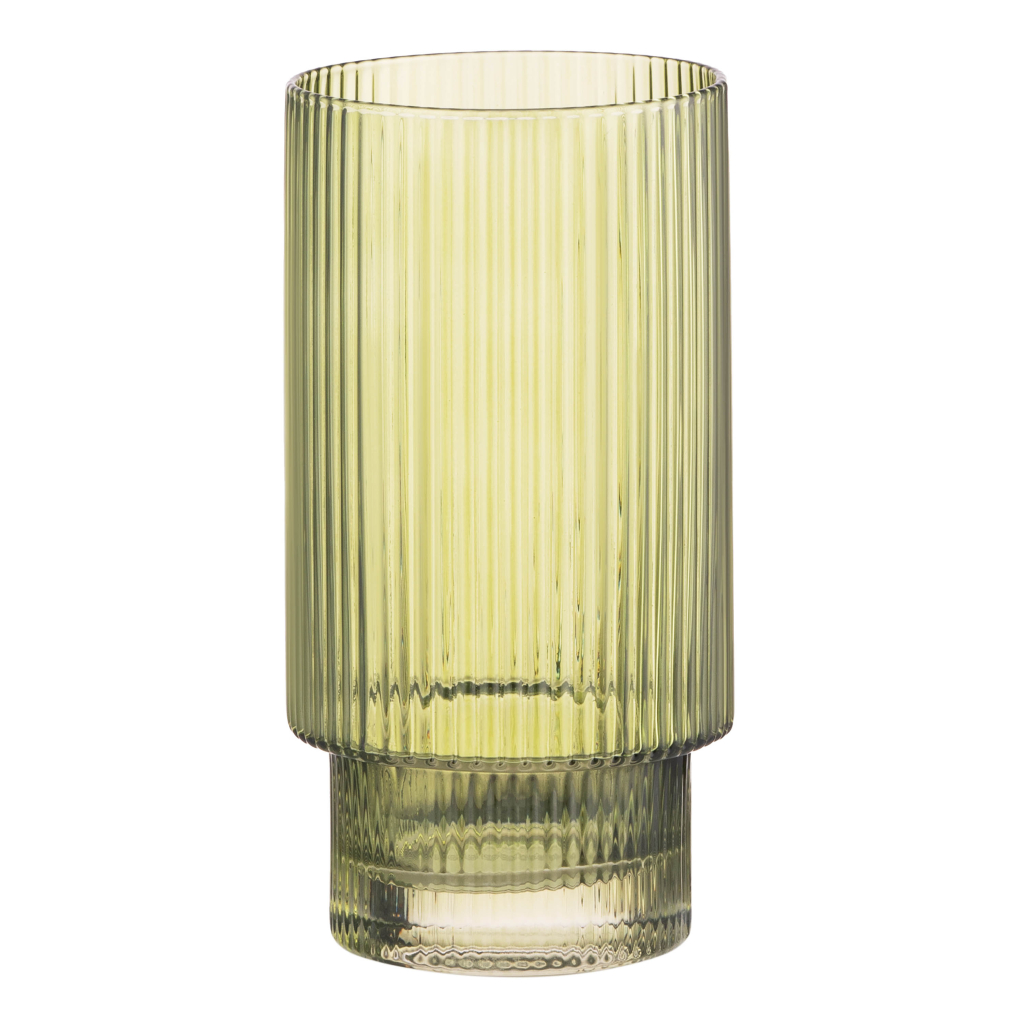 Набір склянок Ardesto 380мл, 2шт, скло, зелений (AR2638SGR) - зображення 3