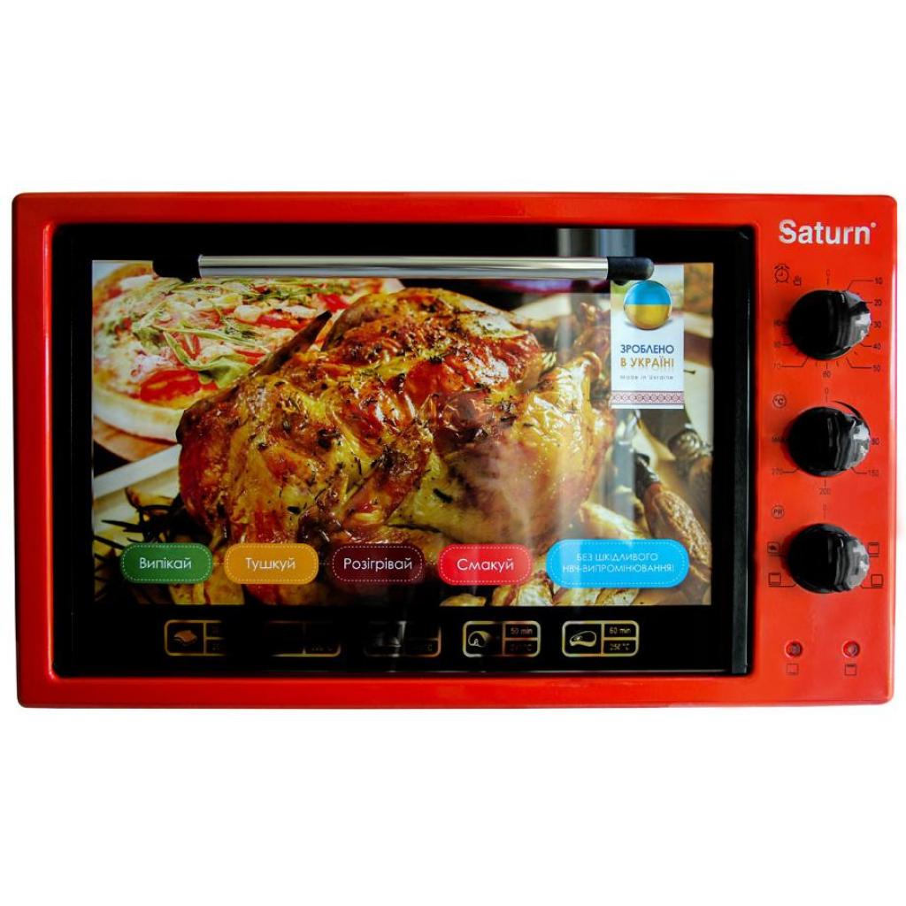 Електропіч Saturn ST-EC3802 Red - зображення 1