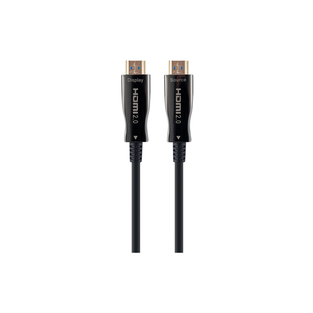 Кабель мультимедійний HDMI to HDMI 20.0m AOC V2.0 4K 60Hz Cablexpert (CCBP-HDMI-AOC-20M-02) - зображення 1