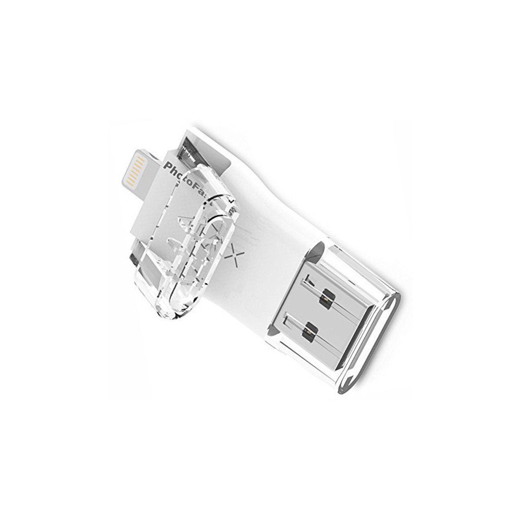 USB флеш накопичувач PhotoFast 32GB i-Flashdrive MAX White USB/Lightning (IFDMAX32GB) - зображення 4
