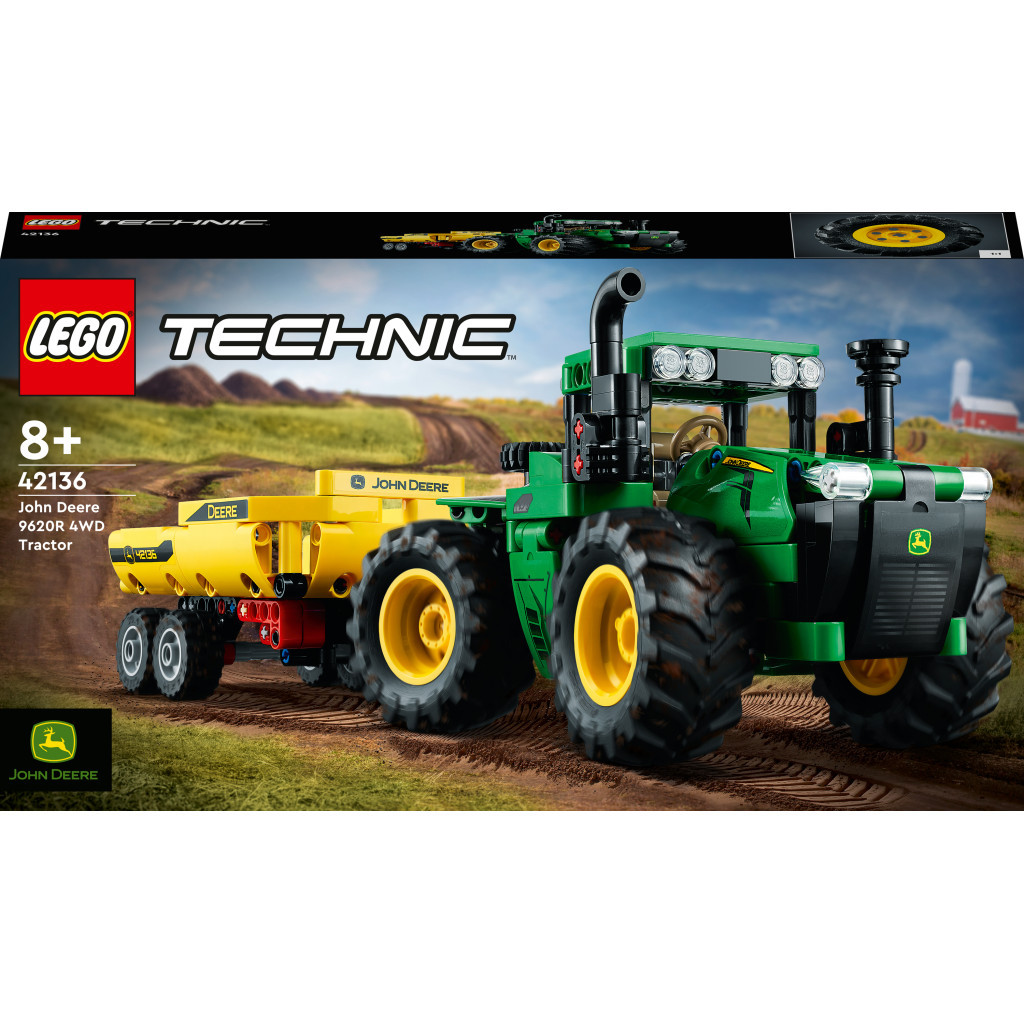 Конструктор LEGO Technic John Deere 9620R 4WD Tractor 390 деталей (42136) - зображення 1